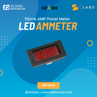 Original CO2 Laser 50mA LED Digital Ammeter DC Analog AMP Panel Meter